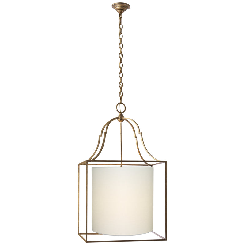 Visual Comfort Signature CHC 2167GI-L Three Light Hanging Lantern, Gilded Iron