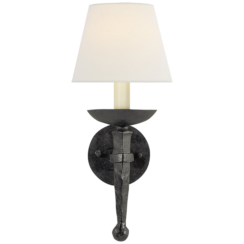 Visual Comfort Signature CHD 1404BR-L One Light Wall Sconce, Blackened Rust