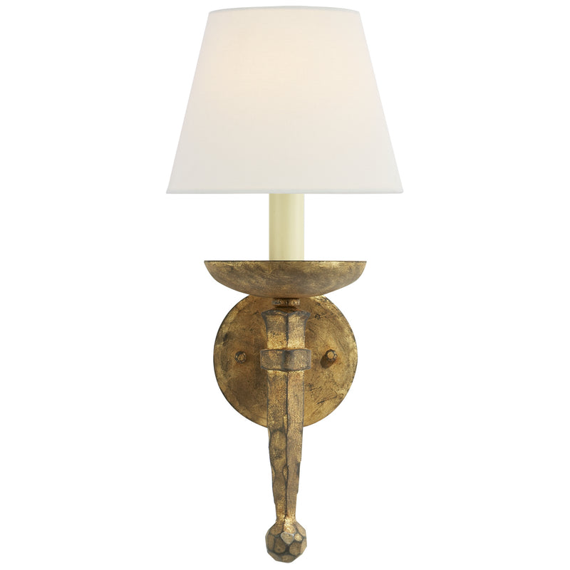 Visual Comfort Signature CHD 1404GI-L One Light Wall Sconce, Gilded Iron