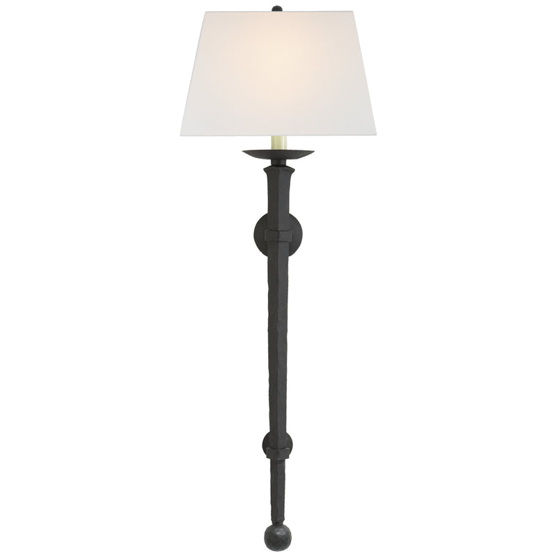 Visual Comfort Signature CHD 1407BR-L One Light Wall Sconce, Blackened Rust