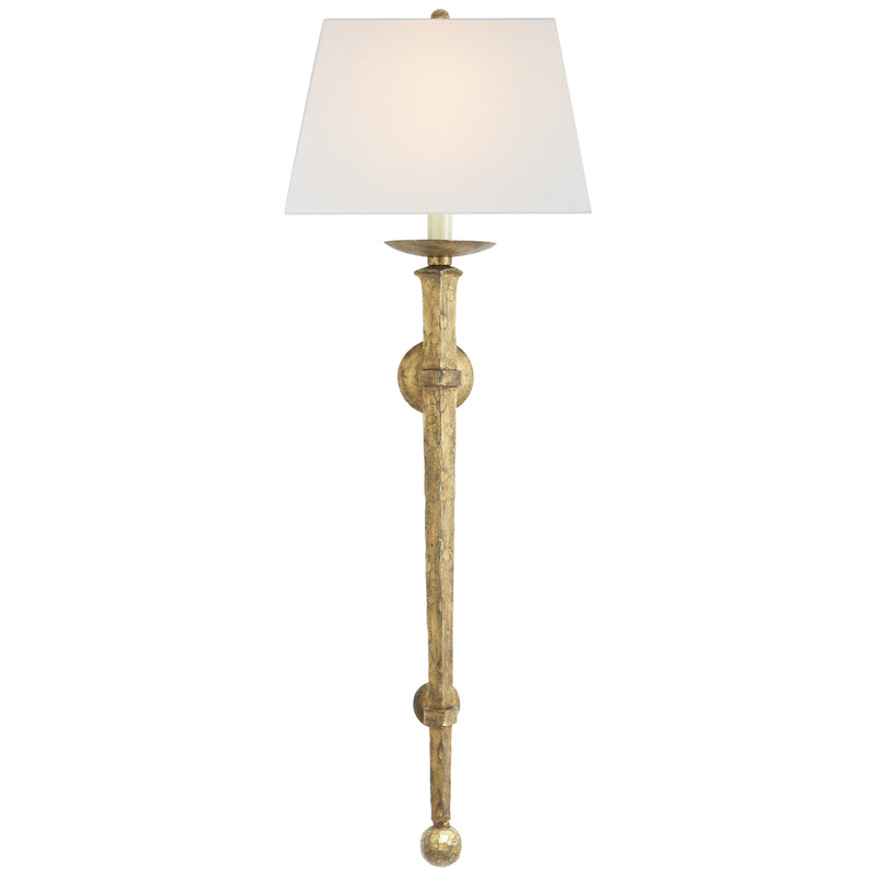 Visual Comfort Signature CHD 1407GI-L One Light Wall Sconce, Gilded Iron