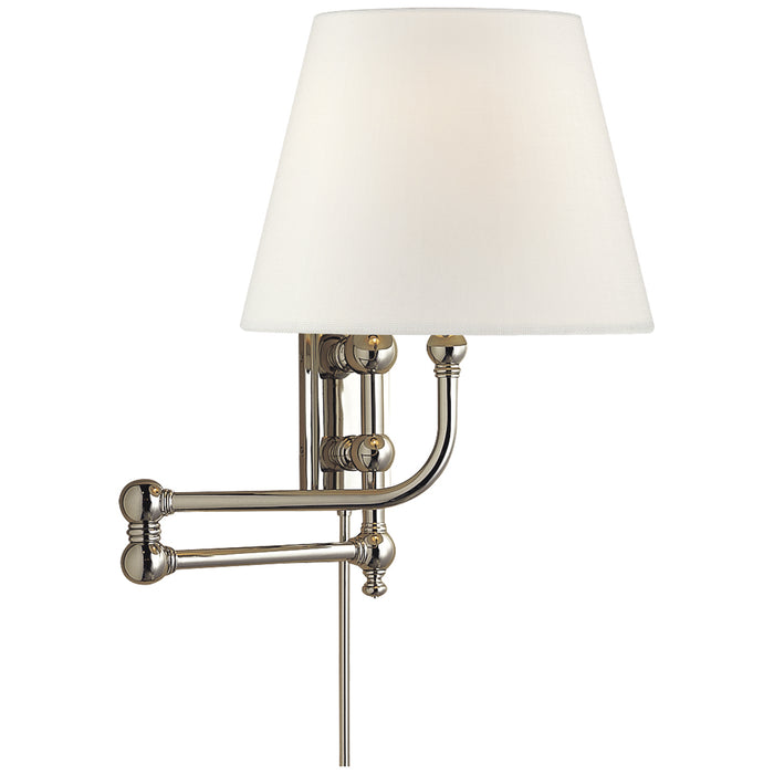 Visual Comfort Signature CHD 2154PN-L One Light Wall Sconce, Polished Nickel