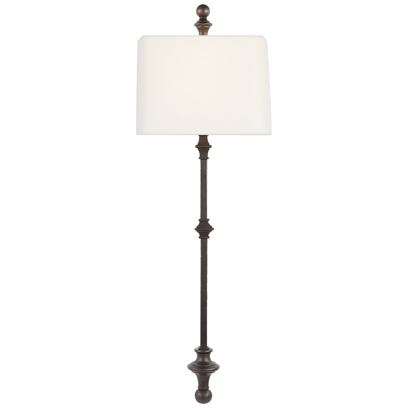 Visual Comfort Signature CHD 2300AI-L One Light Wall Sconce, Aged Iron