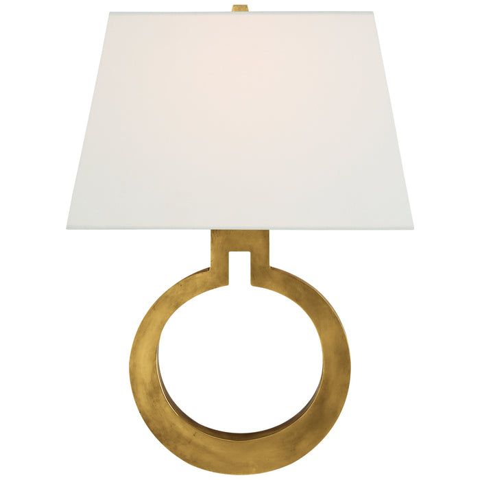 Visual Comfort Signature CHD 2970AB-L One Light Wall Sconce, Antique-Burnished Brass