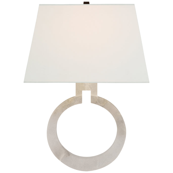 Visual Comfort Signature CHD 2970ALB-L One Light Wall Sconce, Alabaster