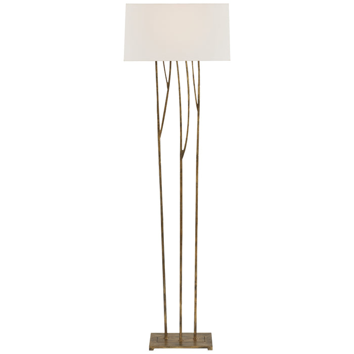 Visual Comfort Signature S 1050GI-L Two Light Floor Lamp, Gilded Iron