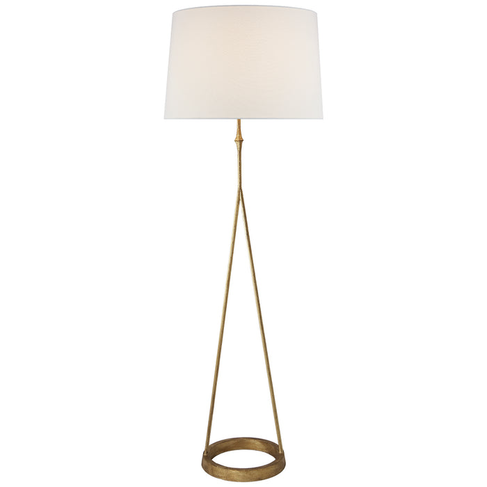 Visual Comfort Signature S 1400GI-L One Light Floor Lamp, Gilded Iron