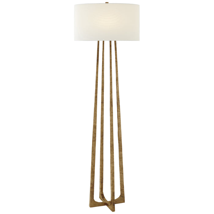 Visual Comfort Signature S 1513GI-L One Light Floor Lamp, Gilded Iron