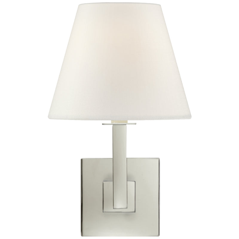 Visual Comfort Signature S 20PN-L One Light Wall Sconce, Polished Nickel