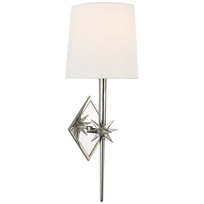 Visual Comfort Signature S 2320PN-L One Light Wall Sconce, Polished Nickel
