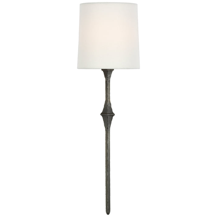 Visual Comfort Signature S 2401AI-L One Light Wall Sconce, Aged Iron