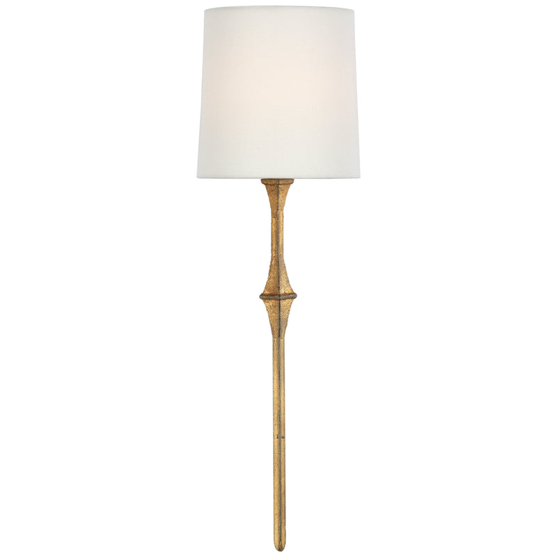Visual Comfort Signature S 2401GI-L One Light Wall Sconce, Gilded Iron