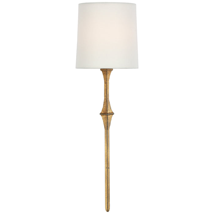Visual Comfort Signature S 2401GI-L One Light Wall Sconce, Gilded Iron