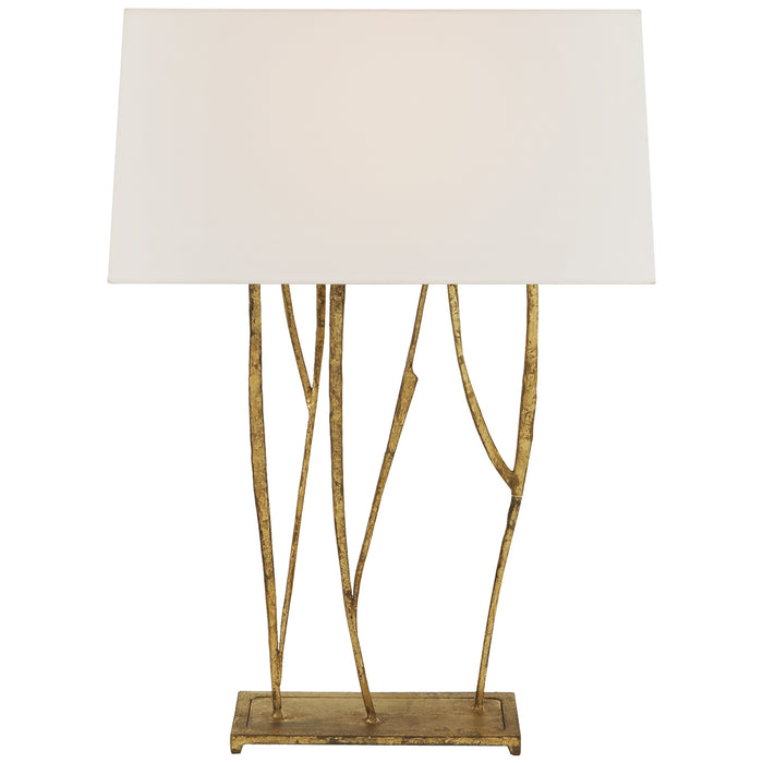 Visual Comfort Signature S 3051GI-L Two Light Console Lamp, Gilded Iron