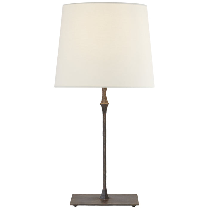 Visual Comfort Signature S 3400AI-L One Light Bedside Lamp, Aged Iron