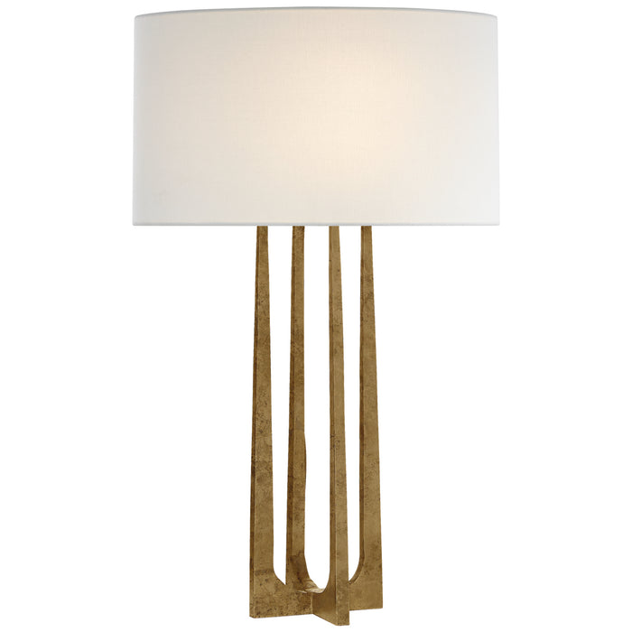 Visual Comfort Signature S 3513GI-L One Light Table Lamp, Gilded Iron