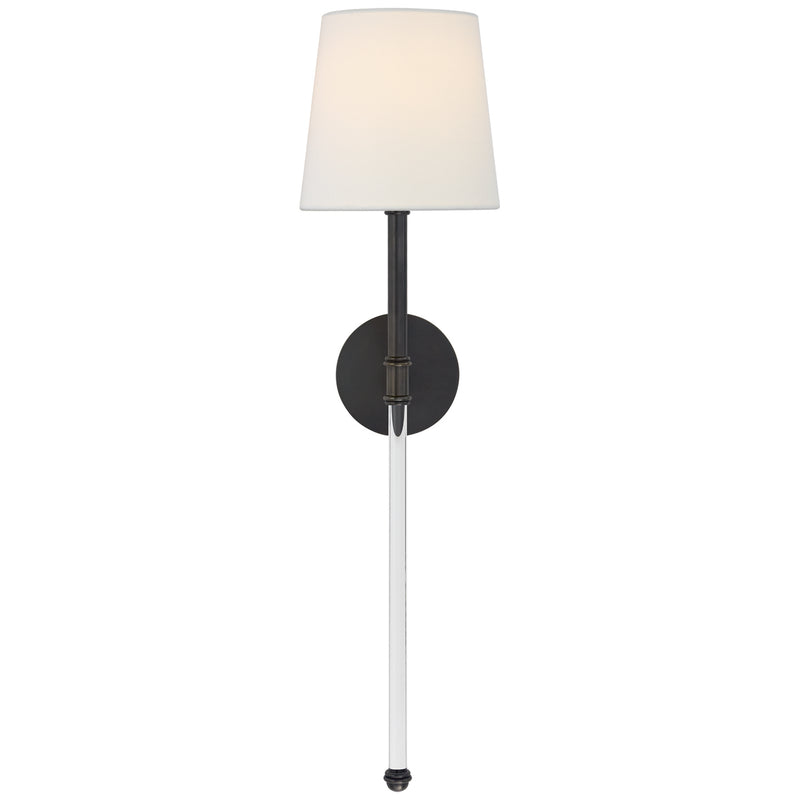 Visual Comfort Signature SK 2017BZ-L One Light Wall Sconce, Bronze