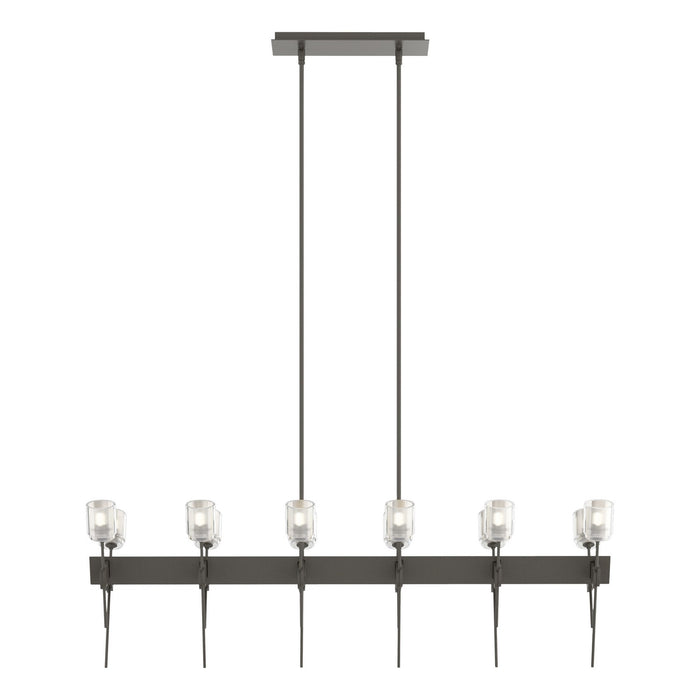 Hubbardton Forge 131525-SKT-MULT-07-YC0369 LED Pendant, Dark Smoke