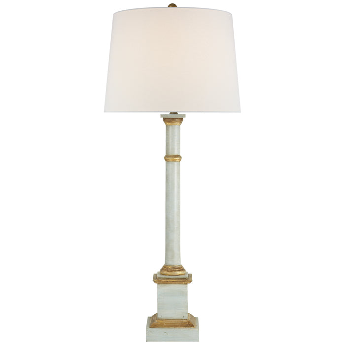 Visual Comfort Signature SK 3008LB-L One Light Table Lamp, Light Blue