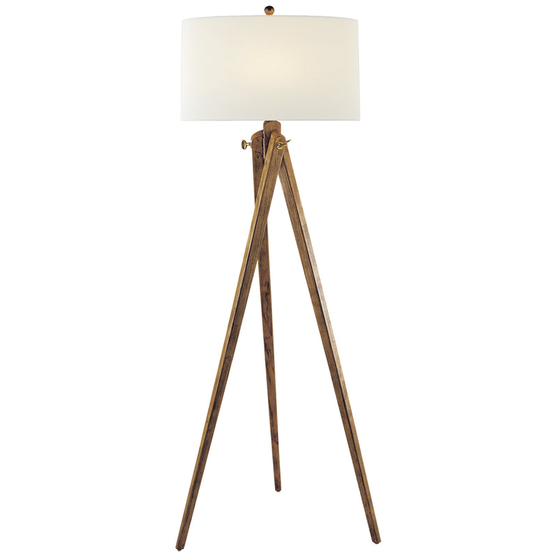 Visual Comfort Signature SL 1700FW-L One Light Floor Lamp, French Waxed Wood