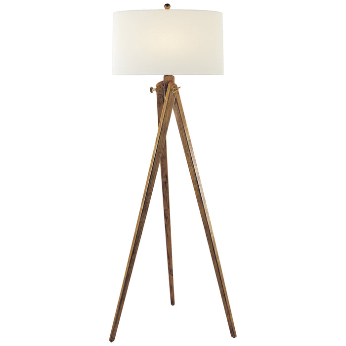Visual Comfort Signature SL 1700FW-L One Light Floor Lamp, French Waxed Wood