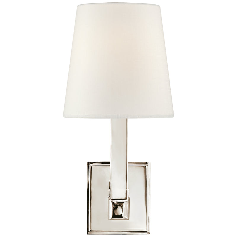 Visual Comfort Signature SL 2819PN-L One Light Wall Sconce, Polished Nickel