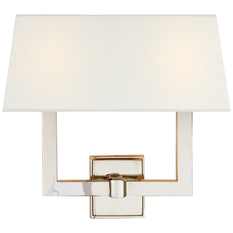 Visual Comfort Signature SL 2820PN-L2 Two Light Wall Sconce, Polished Nickel