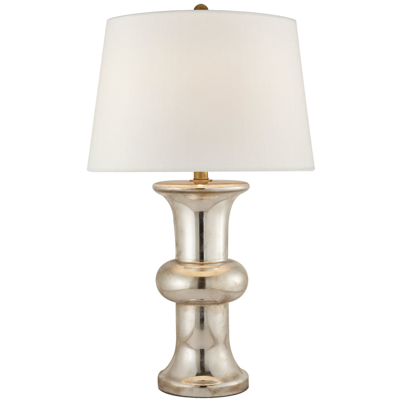 Visual Comfort Signature SL 3845MG-L One Light Table Lamp, Mercury Glass