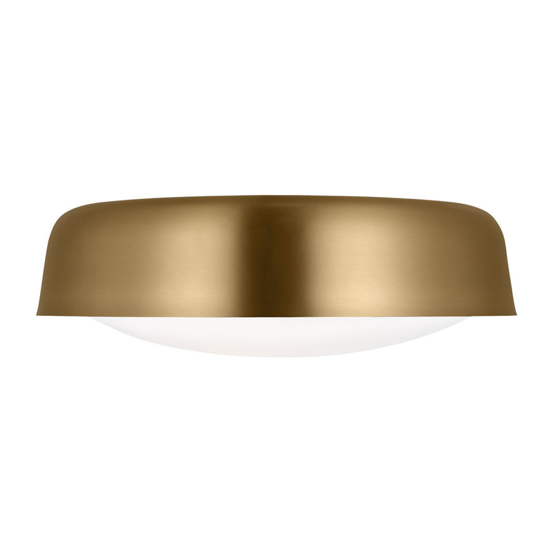 Visual Comfort Studio KSF1102BBS Two Light Flush Mount, Burnished Brass