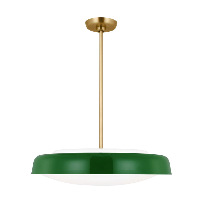 Visual Comfort Studio KSP1133GRN Three Light Pendant, Green