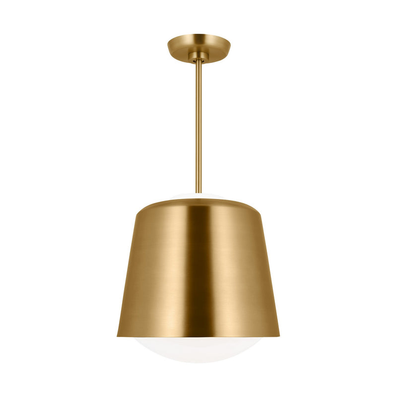 Visual Comfort Studio KSP1141BBS One Light Pendant, Burnished Brass