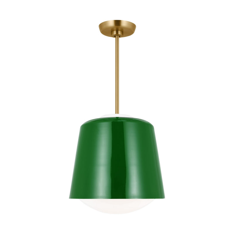 Visual Comfort Studio KSP1141GRN One Light Pendant, Green