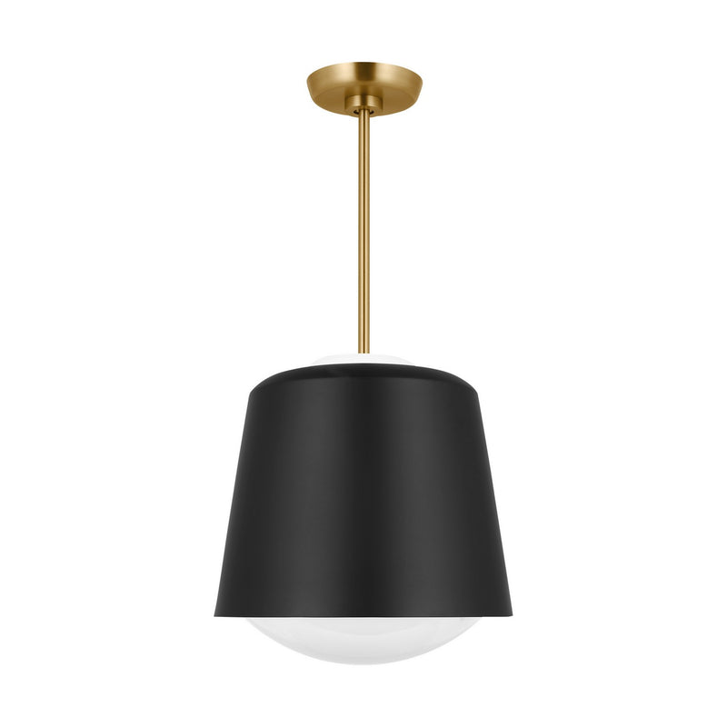 Visual Comfort Studio KSP1141MBK One Light Pendant, Midnight Black