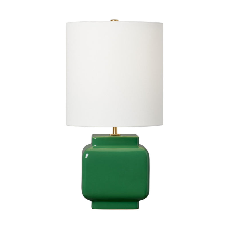 Visual Comfort Studio KST1161CGR1 One Light Table Lamp, Green