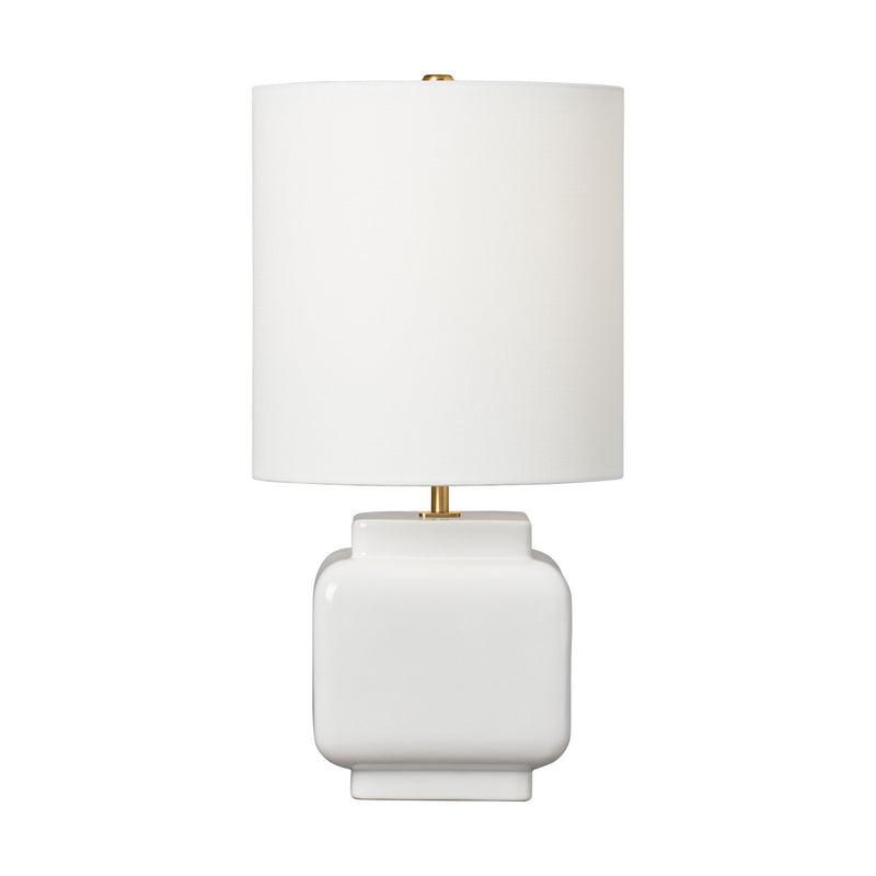 Visual Comfort Studio KST1161NWH1 One Light Table Lamp, New White
