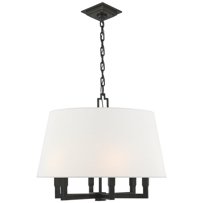 Visual Comfort Signature SL 5820BZ-L Six Light Hanging Lantern, Bronze