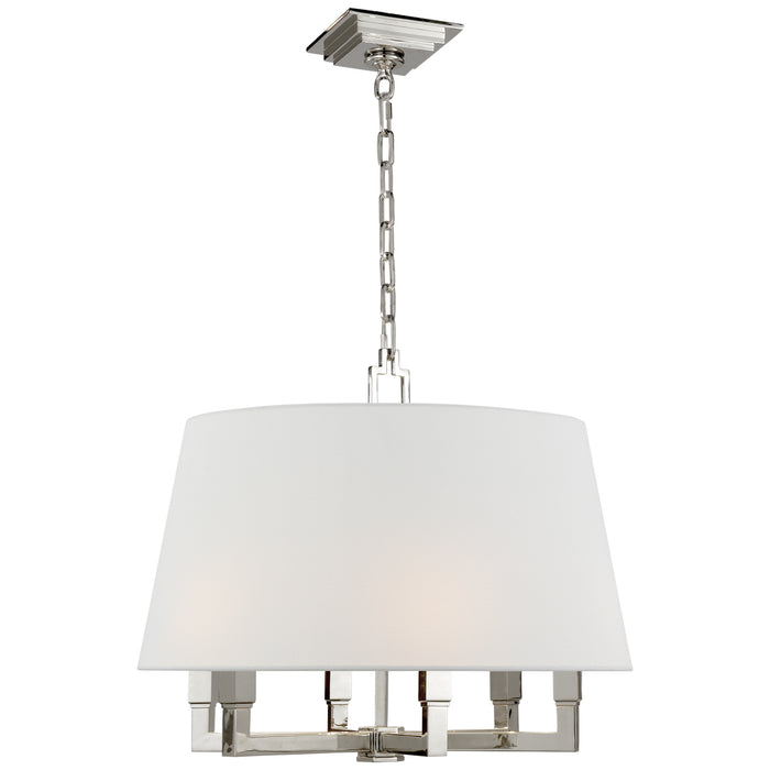 Visual Comfort Signature SL 5820PN-L Six Light Hanging Lantern, Polished Nickel