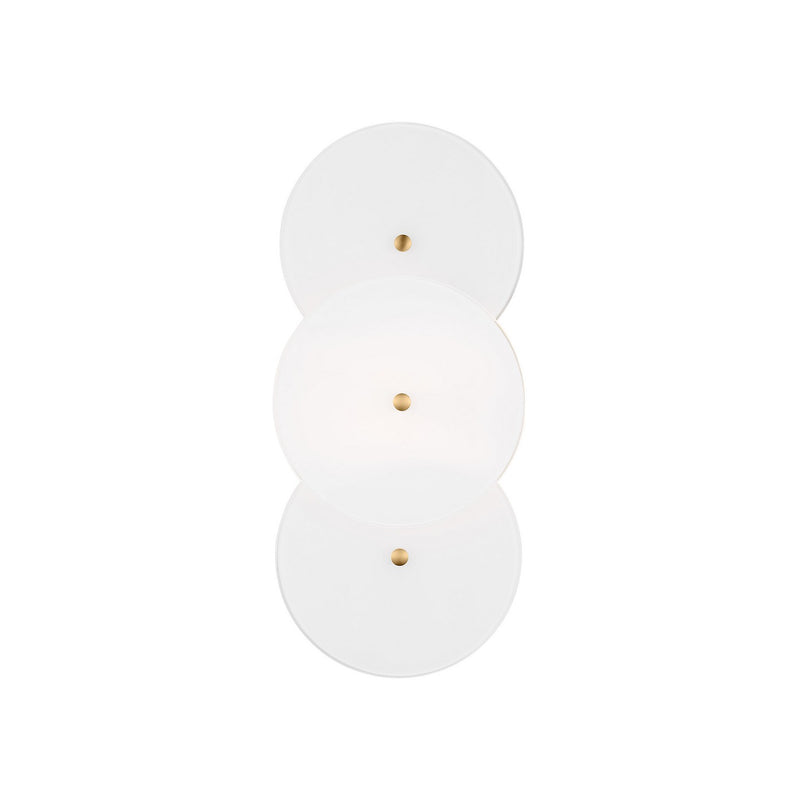 Visual Comfort Studio KSW1132BBS Two Light Wall Sconce, Burnished Brass
