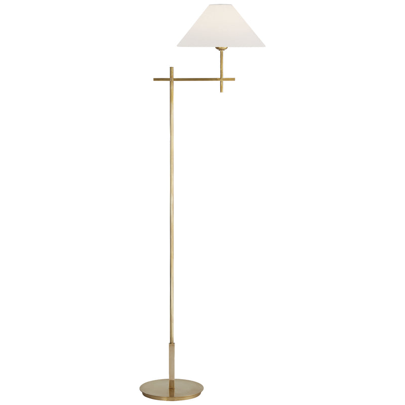 Visual Comfort Signature SP 1023HAB-L One Light Floor Lamp, Hand-Rubbed Antique Brass