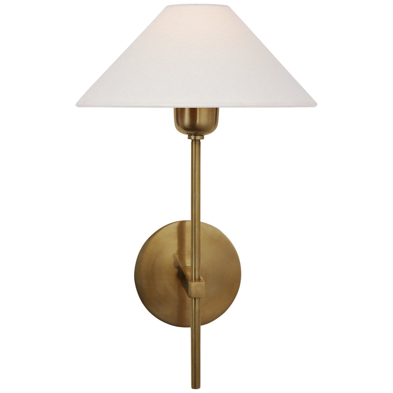 Visual Comfort Signature SP 2022HAB-L One Light Wall Sconce, Hand-Rubbed Antique Brass