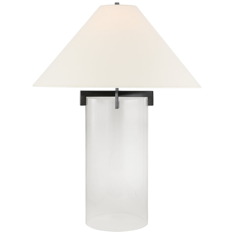 Visual Comfort Signature SP 3015AI/CG-L One Light Table Lamp, Aged Iron