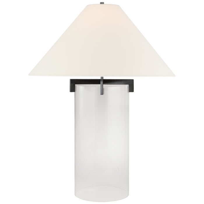 Visual Comfort Signature SP 3015AI/CG-L One Light Table Lamp, Aged Iron