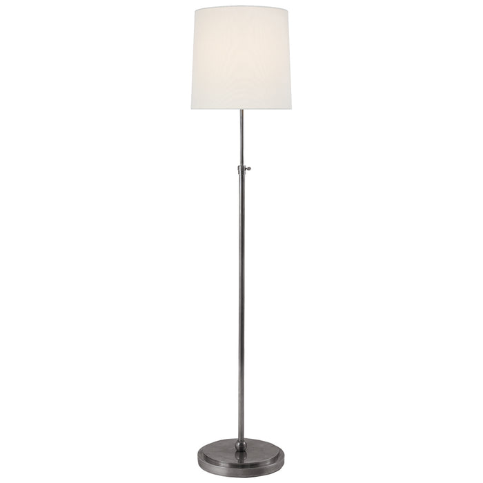 Visual Comfort Signature TOB 1002AS-L One Light Floor Lamp, Antique Silver