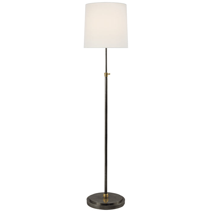 Visual Comfort Signature TOB 1002BZ/HAB-L One Light Floor Lamp, Bronze and Hand-Rubbed Antique Brass