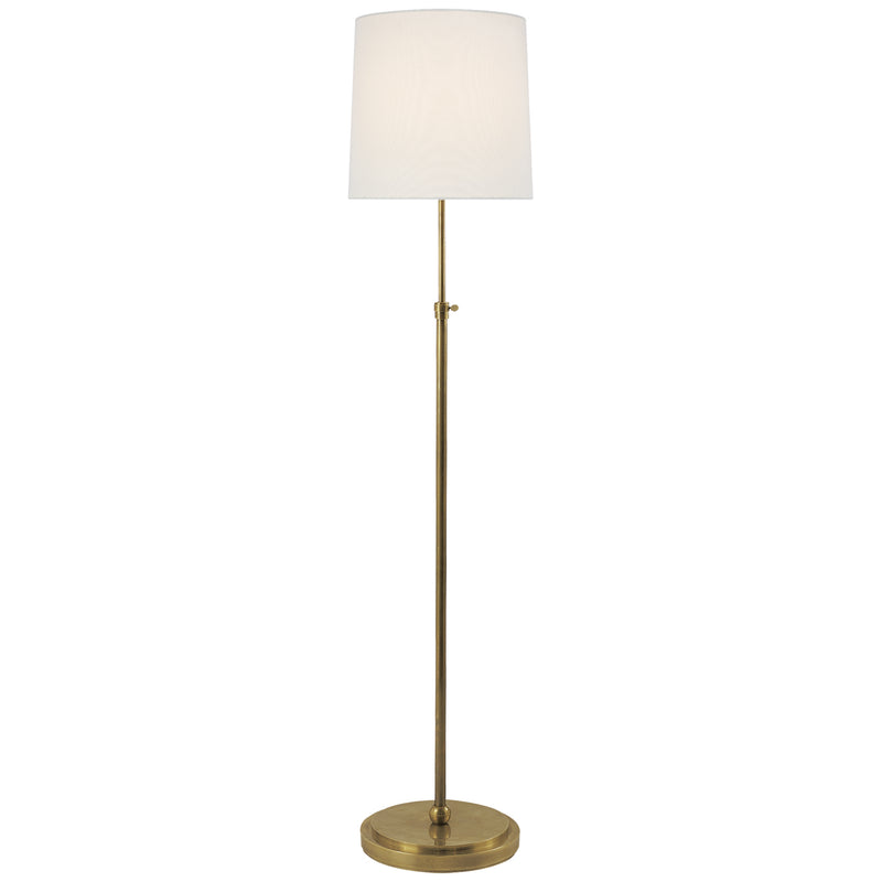 Visual Comfort Signature TOB 1002HAB-L One Light Floor Lamp, Hand-Rubbed Antique Brass