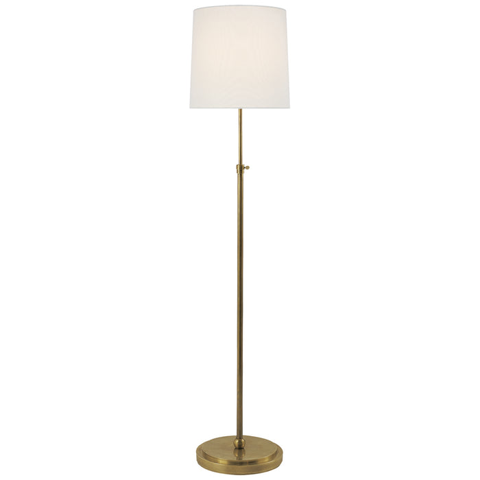 Visual Comfort Signature TOB 1002HAB-L One Light Floor Lamp, Hand-Rubbed Antique Brass