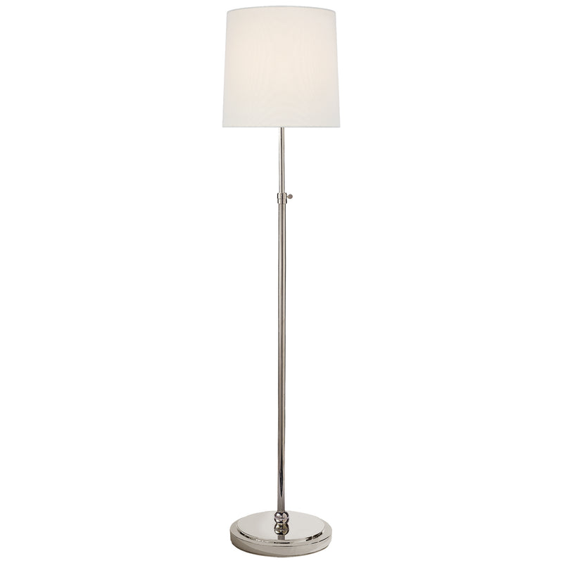Visual Comfort Signature TOB 1002PN-L One Light Floor Lamp, Polished Nickel
