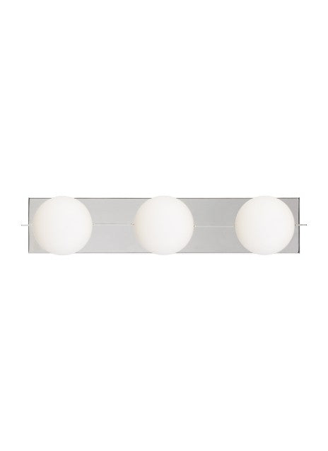 Visual Comfort Modern 700BCOBL3NB-LED930 LED Bath Vanity, Natural Brass