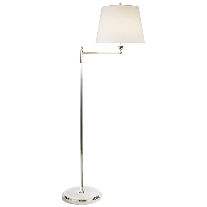 Visual Comfort Signature TOB 1201PN-L One Light Floor Lamp, Polished Nickel
