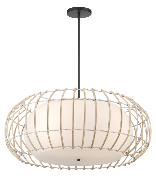 Minka-Lavery 1106-66A Four Light Pendant, Coal